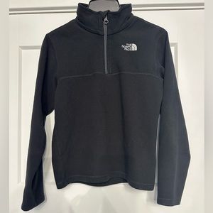 Youth boys Medium NorthFace fleece 1/4” zip